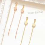＊ハート チェーン バー＊ピアス/イヤリング 