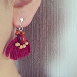 一点物ピアス/イヤリング