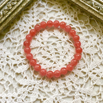 大特価★32000円→17000円★宝石質☆極上のインカローズのブレスレット☆7ミリ玉