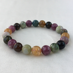 心身のストレスを和らげ心の安定を手に入れる ・パワーストーン・天然石/ミックストルマリン/パワーストーンブレスレット