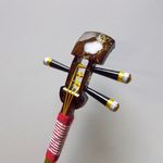 【rinado3790様専用ページ】かんざし 「三味線」茶１３改