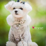 ヘリンボーン　ツイード　ウールコート　犬服  フルオーダー