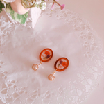 パール ボタニカル 本物の花 ピアス イヤリング 春