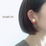 刺繍イヤリングピアス