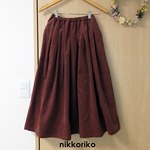 SALE　イージータック　スカート　コットンコーデュロイ