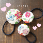 お花柄 親子ゴム♡