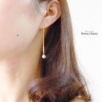 揺れるメタルスティック♢ピアス
