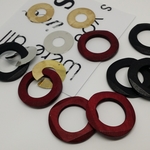 sns235《4個》grandeウッド調サークルＰＡＲＴＳ（ブラック）