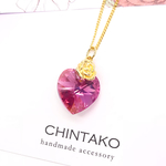 rose♡heart スワロ バレンタイン ネックレス