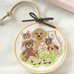 パピーとぬいぐるみ＊刺繍枠＊飾り