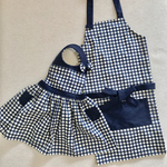 【ayaman0315様オーダー品】チェック柄がかわいい♡親子お揃いおめかしエプロン