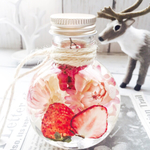 フルーツハーバリウム  strawberry  丸ボトル