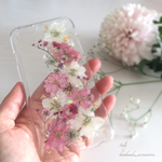 春の訪れ 押し花iPhoneケース【iPhone/6/6S/7/8/X対応】
