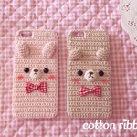 ♡　うさぎさん・くまさん ⋈ ｉＰｈｏｎｅ６カバー　♡