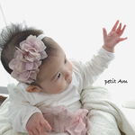 《新作》baby☆くしゅくしゅあじさいのおしゃまなヘアバンド