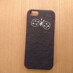 ★希少★*受注製作*ミナペルホネン*ChouCho ダークパープル*mina perhonen*iPhoneケース*iPhoneカバー*スマホケース*スマホカバー