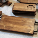 ★雑誌掲載作品★ 男前アイアンバー＊カフェトレー＊カフェトレイ＊男前カフェ＊おうちカフェ