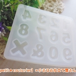 【送料無料】　No.1733　モールド　数字　シリコン製