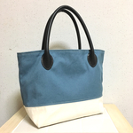 帆布 がま口トートバッグ