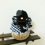 ソックスモンキー　迷彩ブラック