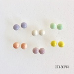 陶maru : ピアス/イヤリング 6color
