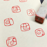 にっこりひらがなはんこ  1cm