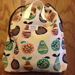 お着替え袋（フルーツ柄）