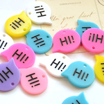 ✴︎パーツ*HI !*ふきだし＊メッセージ＊チャーム