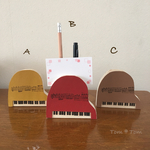 (受注制作)ピアノ♪メモ&ペンスタンド