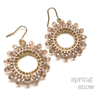 hoop × earrings（pink）