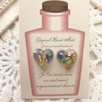 ドライフラワー♡ピアス【ブルー】