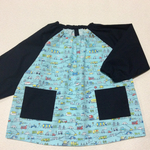【100cm売り切れました】くるま柄☆スモック【110】