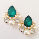 ラストno1591/パールビジューピアス