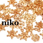 雪チャームmix♬ゴールド30個