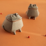 【受注制作品　 K L POT Ⅰ】　ケーエルシュガーポット Ⅰ型　　ブルー