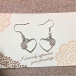 再1ダブルローズハートピアス