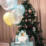 ６個セット1stBirthday BabyBoyコンフェッティバルーン