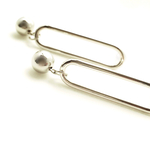 Slim square ピアス