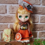 よしえ屋250[ショコラオランジェ４点セット]ブライス アウトフィット Blythe