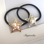 パールのお星様☆ヘアゴム
