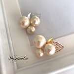 コットンパールのシックなブローチ✴︎