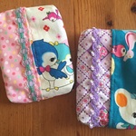 女の子向け♪ポケットティッシュカバー ２つ