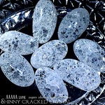 【一味違う水晶!!✧】シャイニークラッククリスタル・AAAAAランク✧【不純物なし!! 全石虹入り✧ タンブルシェイプ】縦約9〜15mm【５石】セット【ブラジル産】