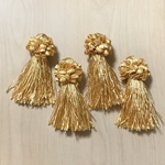 CHAMPAGNE GOLD FRINGE TASSEL PARTS