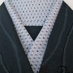 送料無料【新品】ポリエステル半衿(七宝)