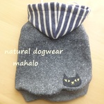 [完成品Ｓｻｲｽﾞ]黒ねこちゃんのフード付きタンク