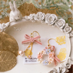 ＊小さなお花のリースピアス＊