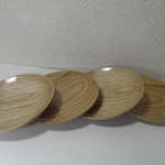 椎の木のお皿13cm 4点セット 