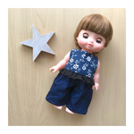 【再販2】花柄トップス×ワイドパンツ