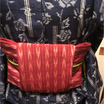 半幅帯 着物リメイク(正絹紬) 訳あり